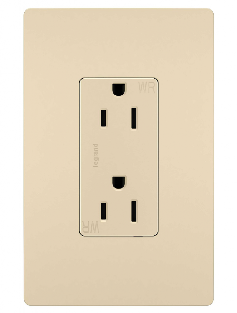 radiant® Outdoor Outlet, Ivory (10 pack)