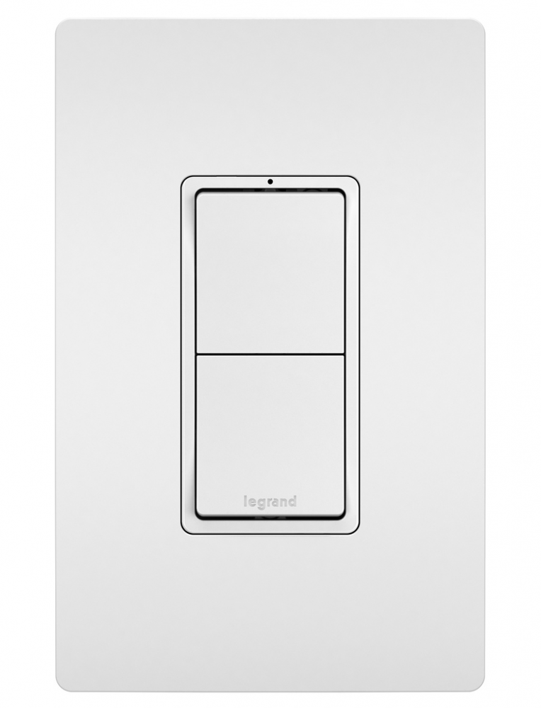 radiant Two Single-Pole Switches, White