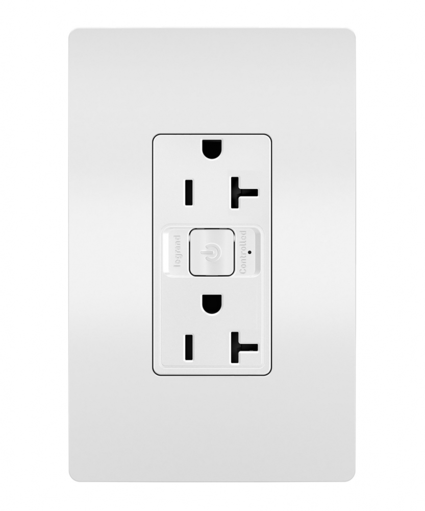radiant Smart 20A Outlet with Netatmo, White