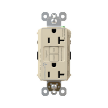 Legrand Radiant 2097TRCDLA - radiant? Tamper-Resistant and Dual Controlled 20A Duplex Self-Test GFCI Receptacles with SafeLock?