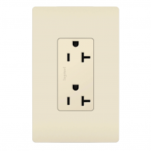 Legrand Radiant 885TR20SLA - radiant? 20A 125V Tamper-Resistant Outlet, Light Almond (10 pack)