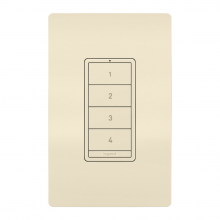 Legrand Radiant WNRCB40LA - radiant® Wireless Smart Scene Controller with Netatmo, Light Almond