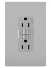 Legrand Radiant 1597GRYCCD12 - radiant? 15A Duplex Self-Test GFCI Receptacles with SafeLock? Protection, Gray (12 pack)