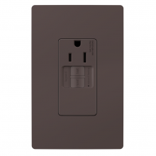 Legrand Radiant 1597TRSGL - radiant® Tamper-Resistant 15A Simplex Self-Test GFCI Receptacles with SafeLock® Protection, Brown (10 pack)