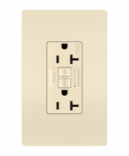 Legrand Radiant 2097LA - radiant? Spec Grade 20A Self Test GFCI Receptacle, Light Almond