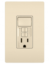 Legrand Radiant 1597SWTTRLACCD4 - radiant® Combination Single Pole Switch and Tamper-Reistant 15A Duplex Self-Test GFCI Receptacles wi