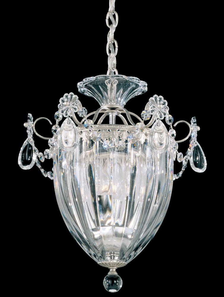 Bagatelle 3 Light 120V Mini Pendant in French Gold with Heritage Handcut Crystal