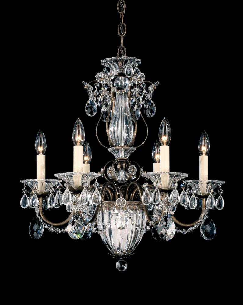 Bagatelle 7 Light 120V Chandelier in Etruscan Gold with Crystals from Swarovski®