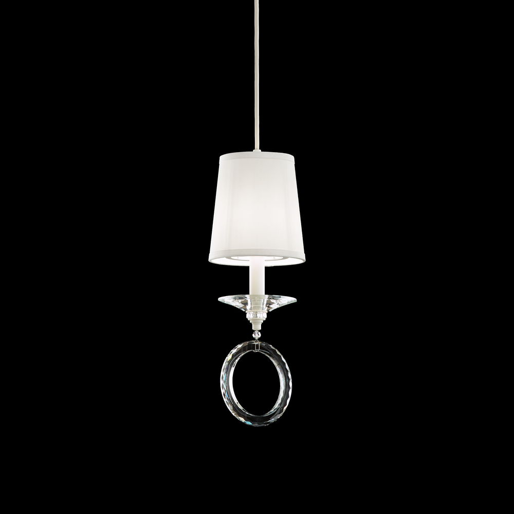 Emilea 1 Light 120V Mini Pendant in Heirloom Bronze with Optic Crystal