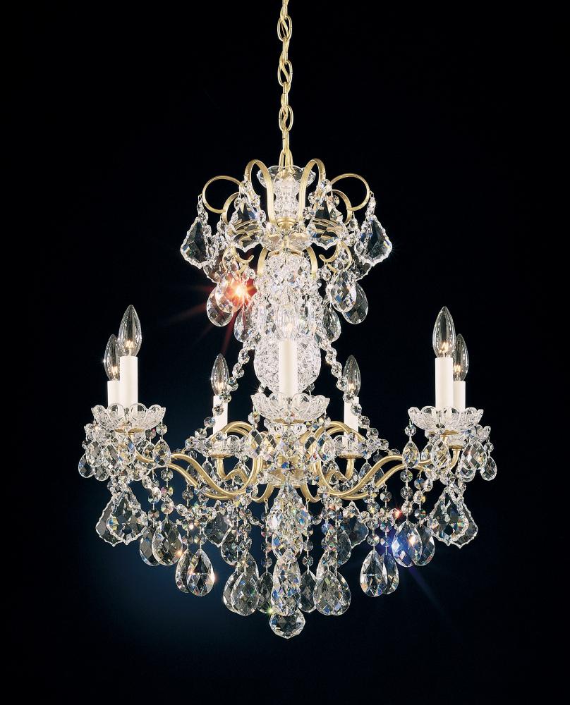 New Orleans 7 Light 120V Chandelier in Heirloom Bronze with Radiance Crystal