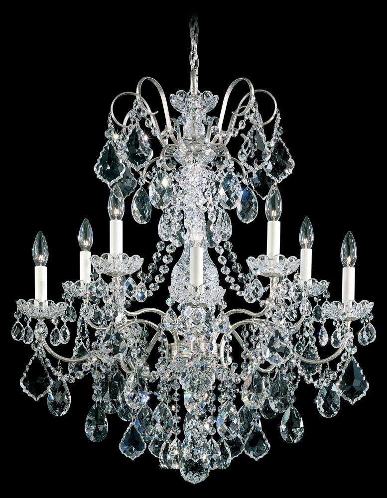 New Orleans 10 Light 120V Chandelier in Etruscan Gold with Heritage Handcut Crystal