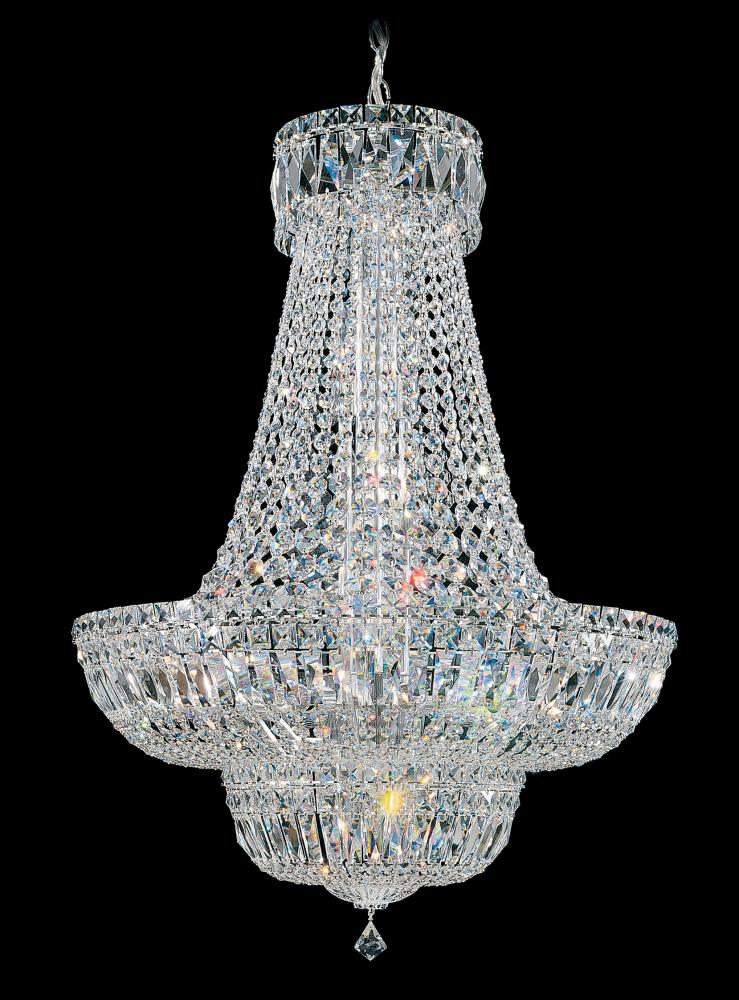 Petit Crystal Deluxe 23 Light 120V Pendant in Aurelia with Optic Crystal