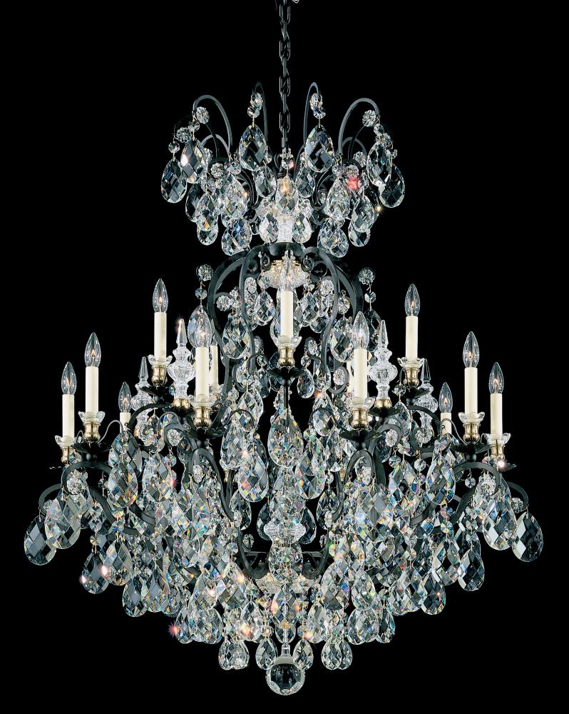 Renaissance 16 Light 120V Chandelier in Heirloom Gold with Crystals from Swarovski®