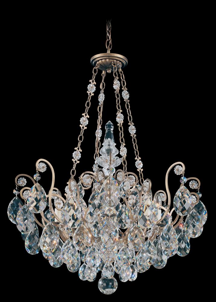 Renaissance 8 Light 120V Pendant in Heirloom Gold with Crystals from Swarovski®