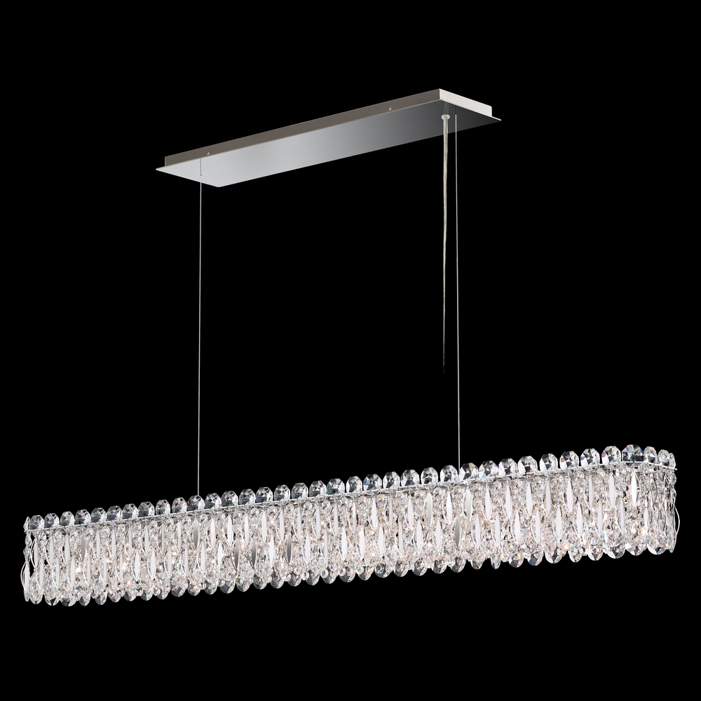 Sarella 11 Light 120V Pendant in Black with Radiance Crystal