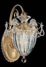 Schonbek 1870 1240-22R - Bagatelle 1 Light 120V Wall Sconce in Heirloom Gold with Clear Radiance Crystal