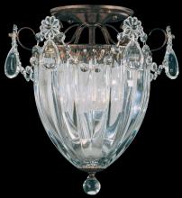 Schonbek 1870 1242-22R - Bagatelle 3 Light 120V Semi-Flush Mount in Heirloom Gold with Clear Radiance Crystal