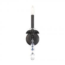 Schonbek 1870 AT1001N-44H - Helenia 1 Light 120V Wall Sconce in Heirloom Silver with Heritage Handcut Crystal