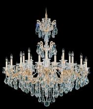 Schonbek 1870 5013-83R - La Scala 24 Light 120V Chandelier in Florentine Bronze with Radiance Crystal