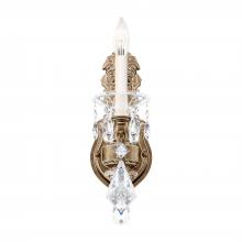 Schonbek 1870 5069-48R - La Scala 1 Light 120V Wall Sconce in Antique Silver with Clear Radiance Crystal