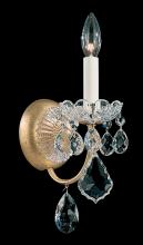 Schonbek 1870 3650-49S - New Orleans 1 Light 120V Wall Sconce in Black Pearl with Clear Crystals from Swarovski