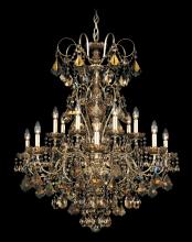 Schonbek 1870 3658-49S - New Orleans 14 Light 120V Chandelier in Black Pearl with Clear Crystals from Swarovski