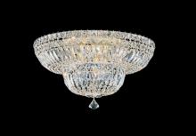 Schonbek 1870 5894-40R - Petit Crystal Deluxe 9 Light 120V Semi-Flush Mount in Polished Silver with Radiance Crystal