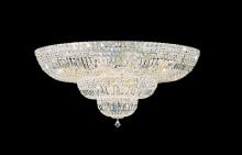 Schonbek 1870 5896-40R - Petit Crystal Deluxe 27 Light 120V Semi-Flush Mount in Polished Silver with Radiance Crystal