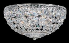 Schonbek 1870 1560-76R - Petit Crystal 4 Light 120V Flush Mount in Heirloom Bronze with Clear Radiance Crystal