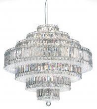 Schonbek 1870 6677R - Plaza 31 Light 120V Pendant in Polished Stainless Steel with Radiance Crystal