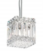 Schonbek 1870 2245R - Quantum 2 Light 120V Mini Pendant in Polished Stainless Steel with Radiance Crystal