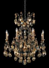 Schonbek 1870 3771-48S - Renaissance 9 Light 120V Chandelier in Antique Silver with Crystals from Swarovski®