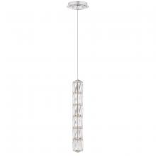 Schonbek 1870 S2603-401R - Verve LED 19in 120/277V Mini Pendant in Polished Stainless Steel with Clear Radiance Crystal