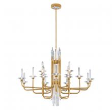 Schonbek 1870 S5716-18O - Calliope 16 Light 120-277V Chandelier in Black with Clear Optic Crystal