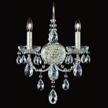 Schonbek 1870 ST1939N-40S - Sonatina 2 Light 120V Wall Sconce in Polished Silver with Crystals from Swarovski®