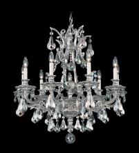 Schonbek 1870 6949-27H - Sophia 9 Light 120V Chandelier in Parchment Gold with Heritage Handcut Crystal