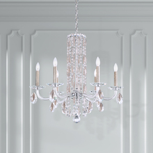 Schonbek 1870 RS83061N-48H - Siena 6 Light 120V Chandelier in Antique Silver with Heritage Handcut Crystal