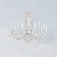 Schonbek 1870 RS83151N-48R - Siena 15 Light 120V Chandelier in Antique Silver with Radiance Crystal