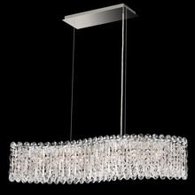 Schonbek 1870 RS8346N-06R - Sarella 7 Light 120V Linear Pendant in White with Clear Radiance Crystal