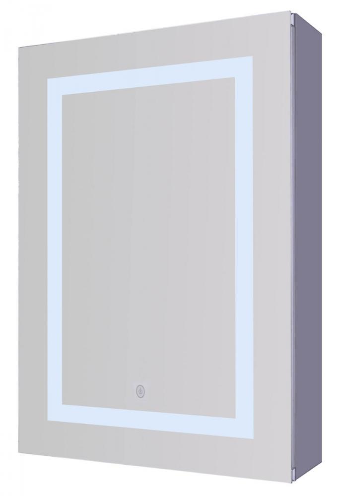 15.7" x 23.6" LED Medicine Cabinet, Recessed