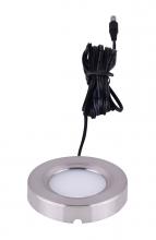 Canarm LUL-14-1-BN - Single BN Color LED Puck Light: 3000K, 150 Lumens, 3W, Non-Dimmable