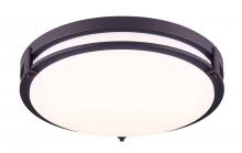 Canarm LFM112A16ORB - Gilda, 16" LED Flush Mount, Acrylic, 29W LED (Integrated), Dimmable, 1800 Lumens, 3000K