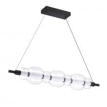 Kendal PF268-BLK/CLR - HORIZONTAL LED PENDANT