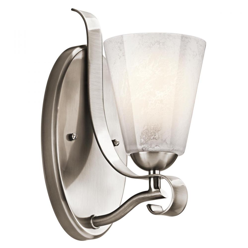 One Light Classic Pewter Wall Light