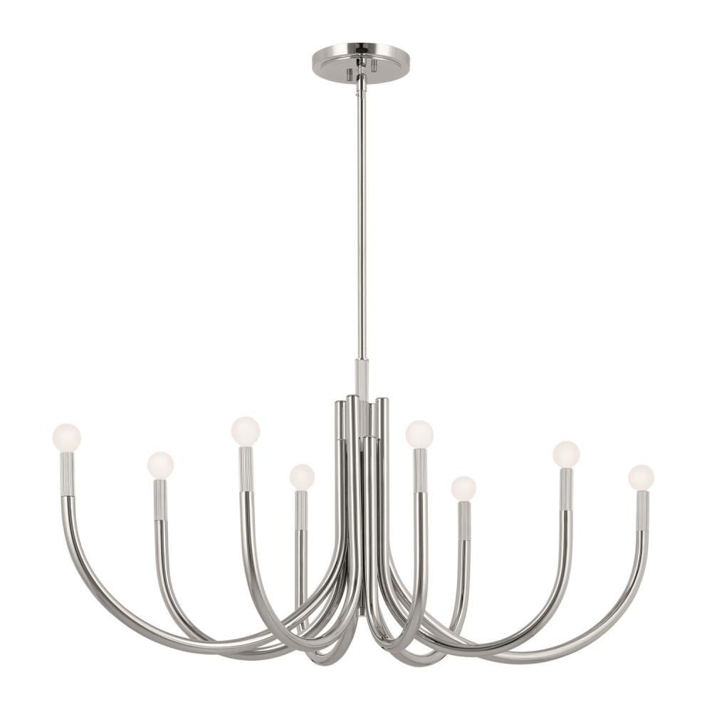 Oval Chandelier 8Lt