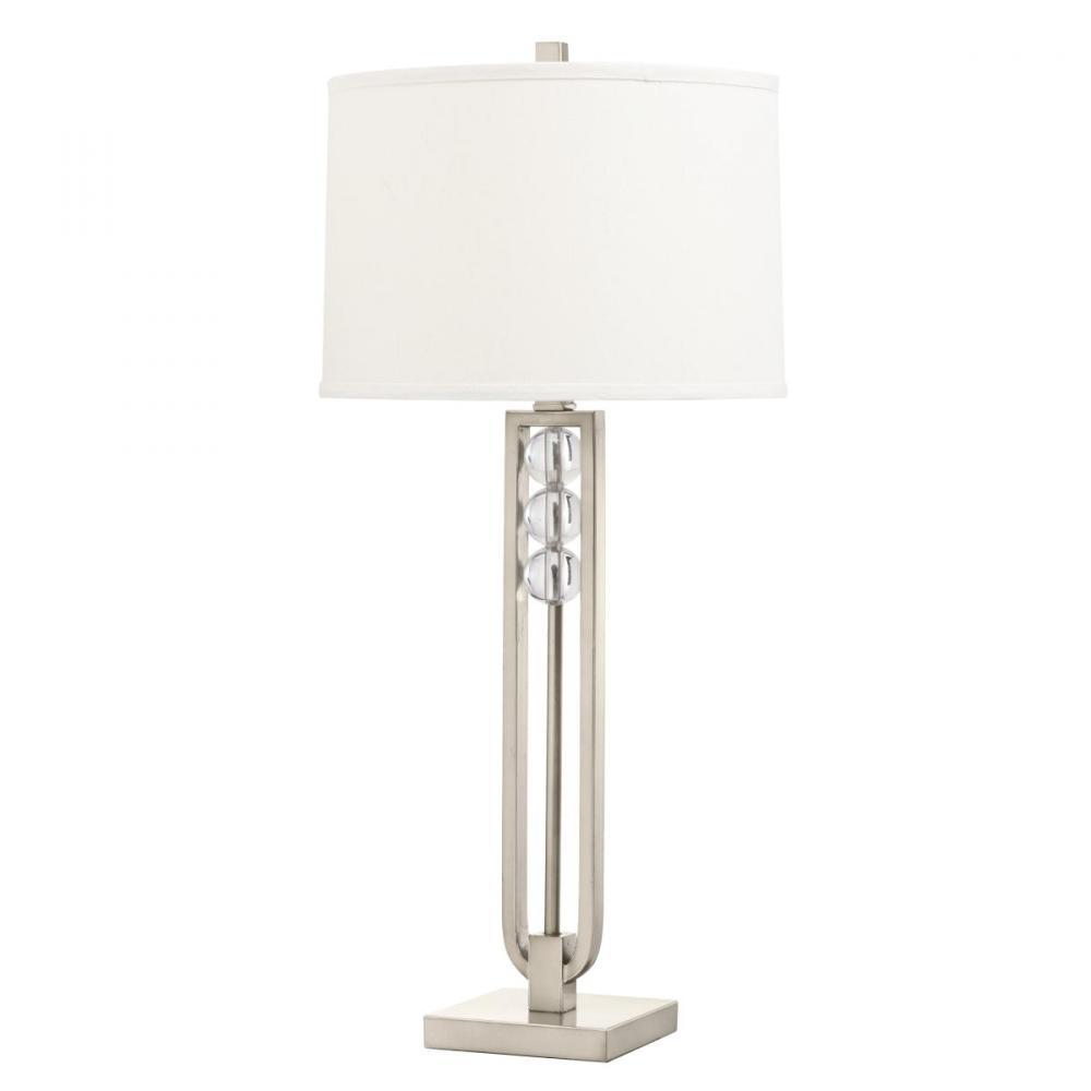 One Light Champagne Table Lamp