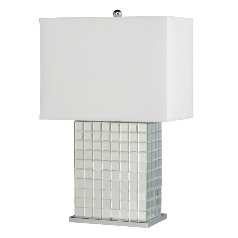 One Light Clear Table Lamp