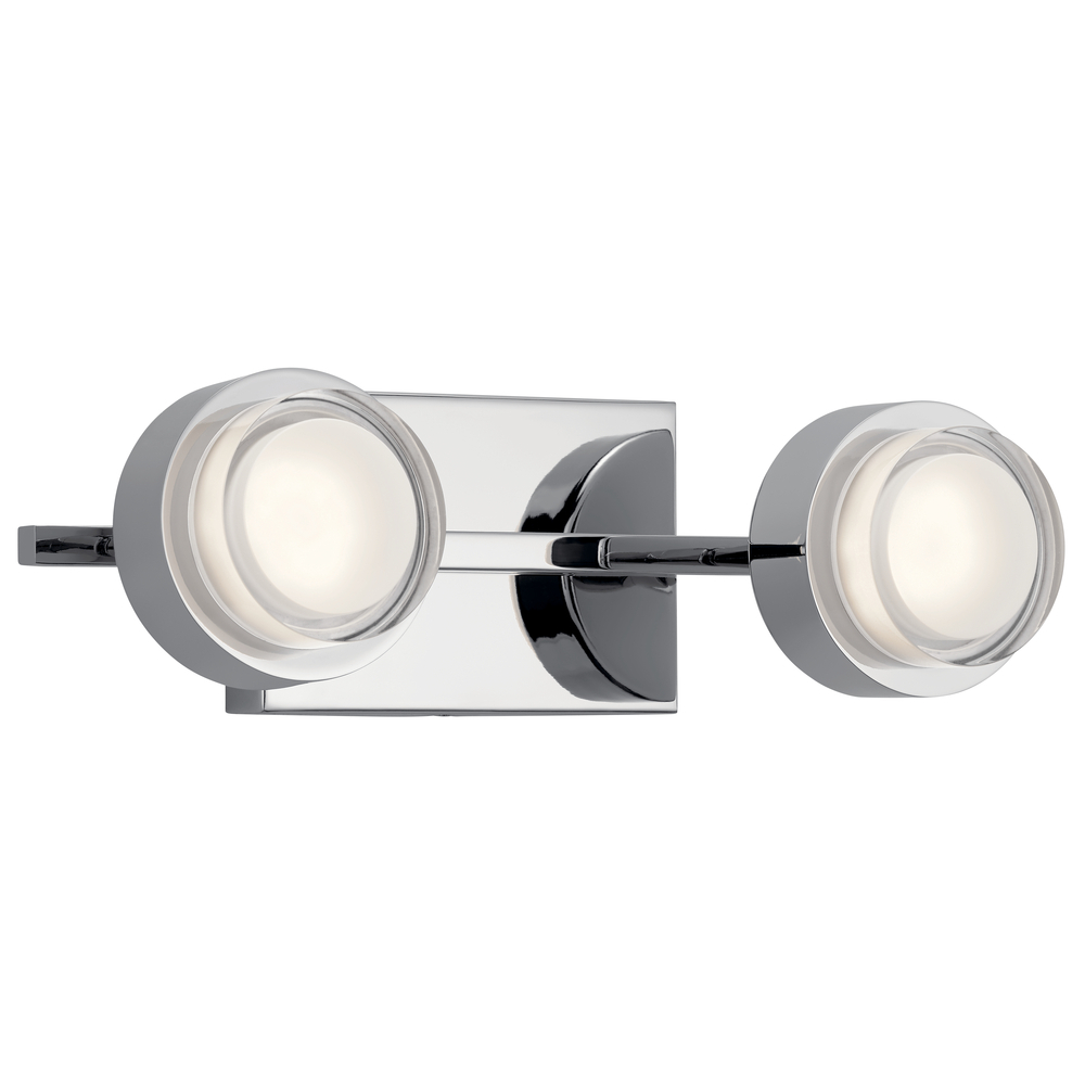 Harlaw 3000K LED 2 Light Vanity Light Chrome