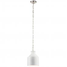 Kichler 44306WH - Montauk 1 Light Mini Pendant White