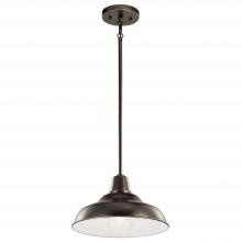 Kichler 49992OZ - Outdoor Pendant/Semi Flush 1Lt